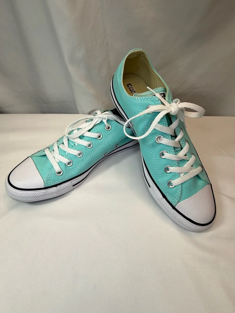 Converse CT All Star Low Top Aruba Blue Mens 8/Womens 10 Sneakers EUC/NWOT - Picture 5 of 13